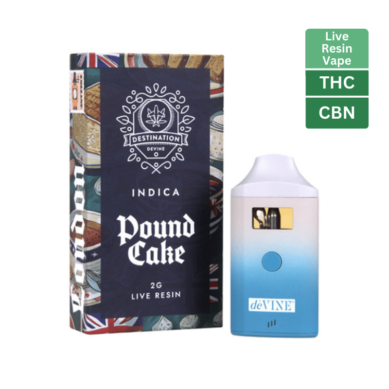 thc resin vapes London Pound Cake THC & CBN Live Resin Vape – Indica 2g – MPC