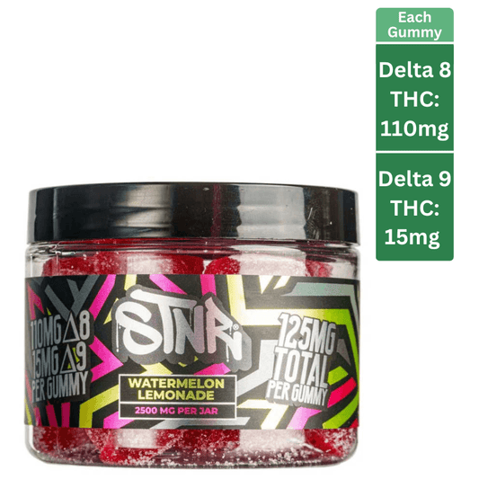 Delta 8 and Delta 9 THC Gummies for pain and sleep
