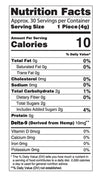 Sunstage Delta 9 THC Gummies Nutrition Facts. 1