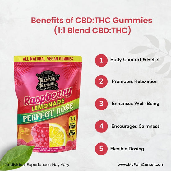 benefits of cbd:thc gummies