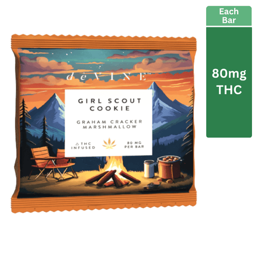 DeVine Girl Scout Cookie THC Graham Cracker Marshmallow bar.