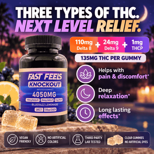 fast feels knockout gummies next level relief
