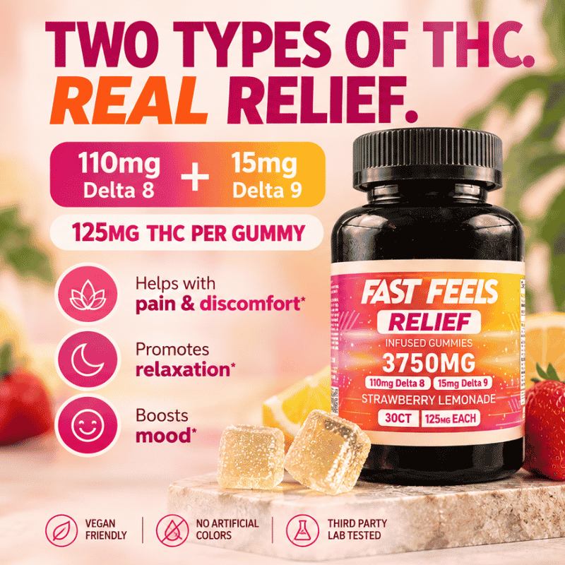 fast feels relief gummies for pain relief