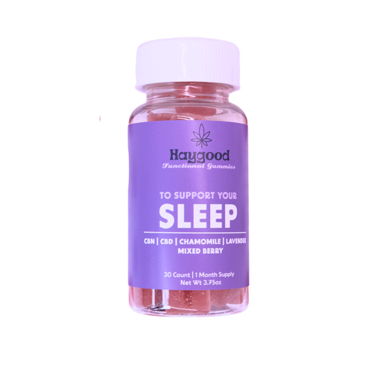 Haygood Sleep Gummies (CBD+CBN, No THC): Mixed Berry