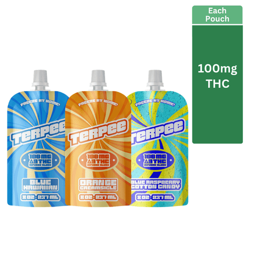 THC Infused Slush Pouch | 100mg Delta-9 | Freeze & Drink