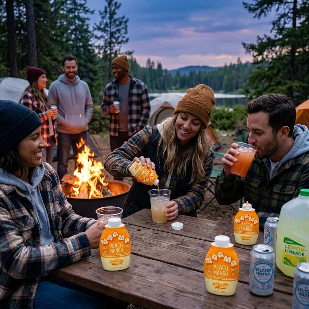 thc beverages for camping