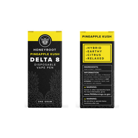 FLASH SALE: Delta 8 Disposable Vape Pen | Sativa & Indica (1-Gram)