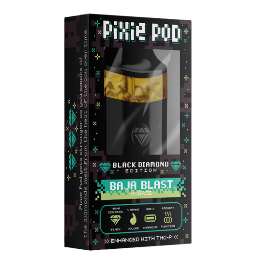 Pixie Pod Black Diamond 4G Disposable | THCA + THCP