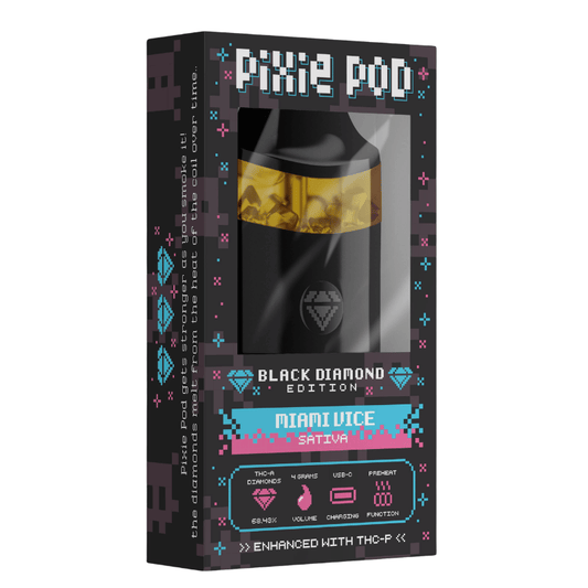 Pixie Pod Black Diamond 4G Disposable | THCA + THCP