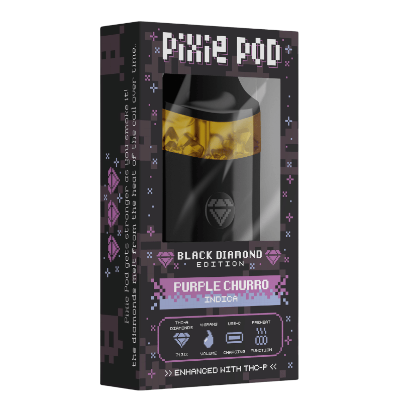 thc pod vape Pixie Black Diamond 4G THCA + THCP Disposable – MPC Lost Mary OS5000 Juicy Hot Flavor:Fizzy Cherry Cola