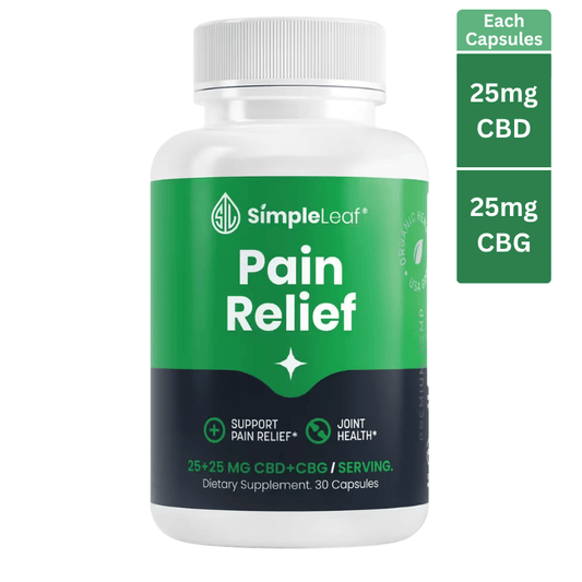 CBD+CBG Pain Relief Capsules (1,500mg) – Joint & Body Support