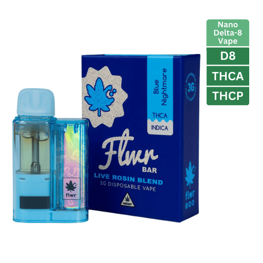 Delta 8 Live Rosin Disposables with THCA and THCP | Indica or Sativa (3 Gram)