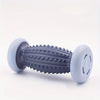 Foot massager roller for plantar fasciitis relief with textured surface for deep tissue massage.
