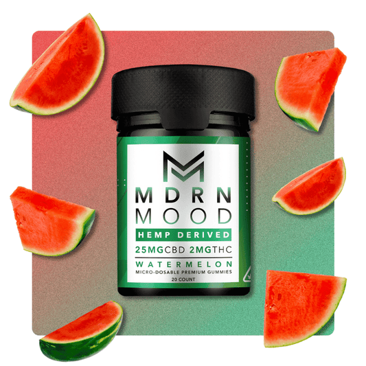 Microdose Delta 9 THC Gummies (2mg THC + 25mg CBD)