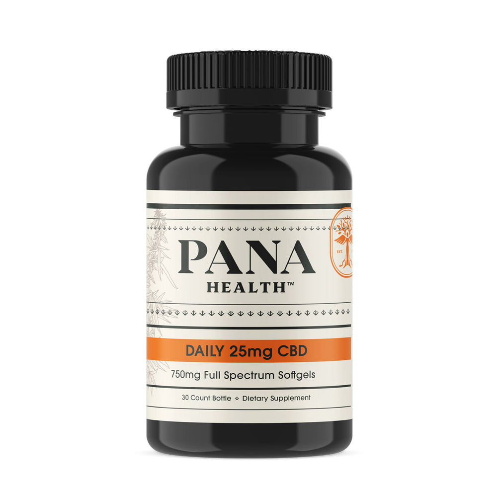 Pana Health (Panacea) Daily25 Full Spectrum CBD Softgel Capsules