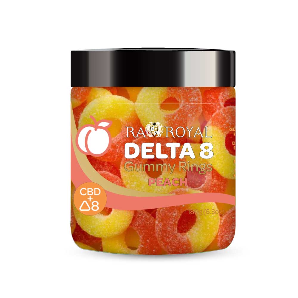 delta-8 thc gummies with cbd peach rings